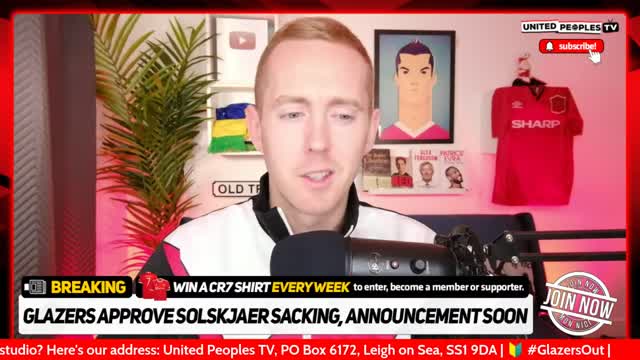 SOLSKJAER SACKING UPDATE: Glazers Having Emergency Meeting TONIGHT | Man Utd News