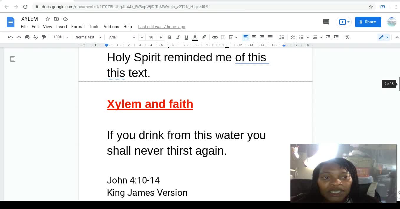 XYLEM and FAITH