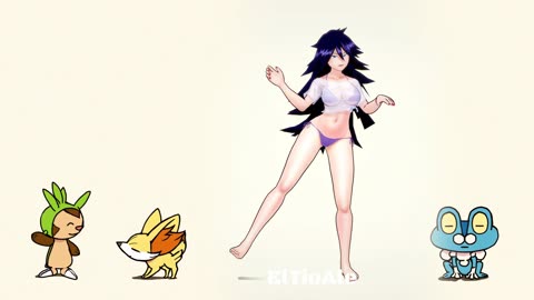 Midnight Bikini My hero Academia Pokémon dancing POKÉDANCE #mmd #Midnight #bnha #mha