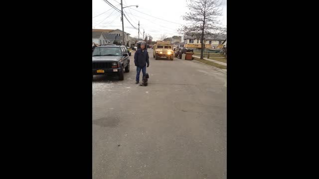 Hurricane Sandy hitting Lindenhurst Long Island 10-29-2012