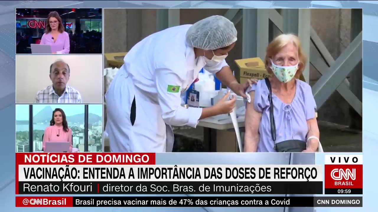 CNN e infectologista militante passa desinformação com vacinas da COVID que está causando mortes. Imundos !