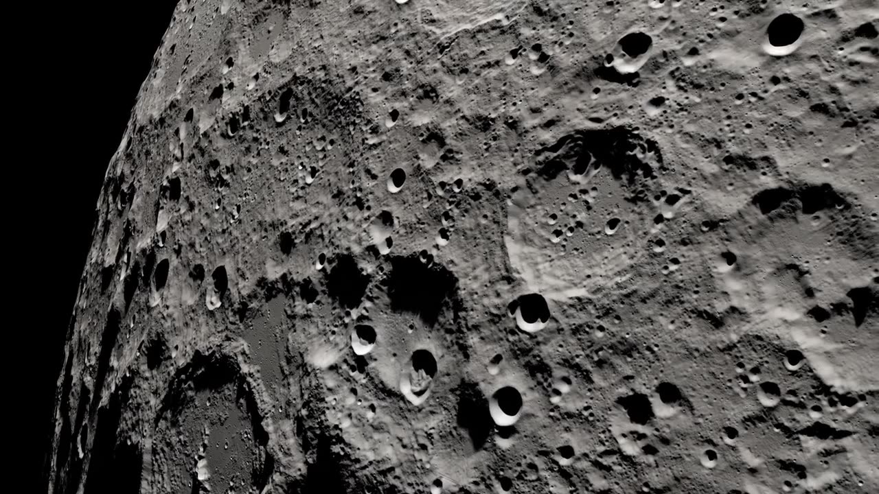 Apollo 13 Views of the Moon in 4K by Waqar Zaka