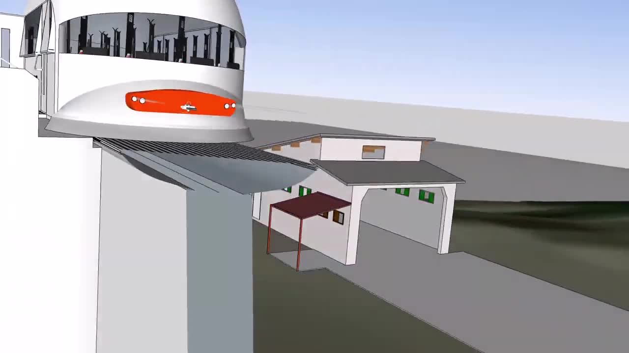 Monte Piselli Snow Bullet transport concept