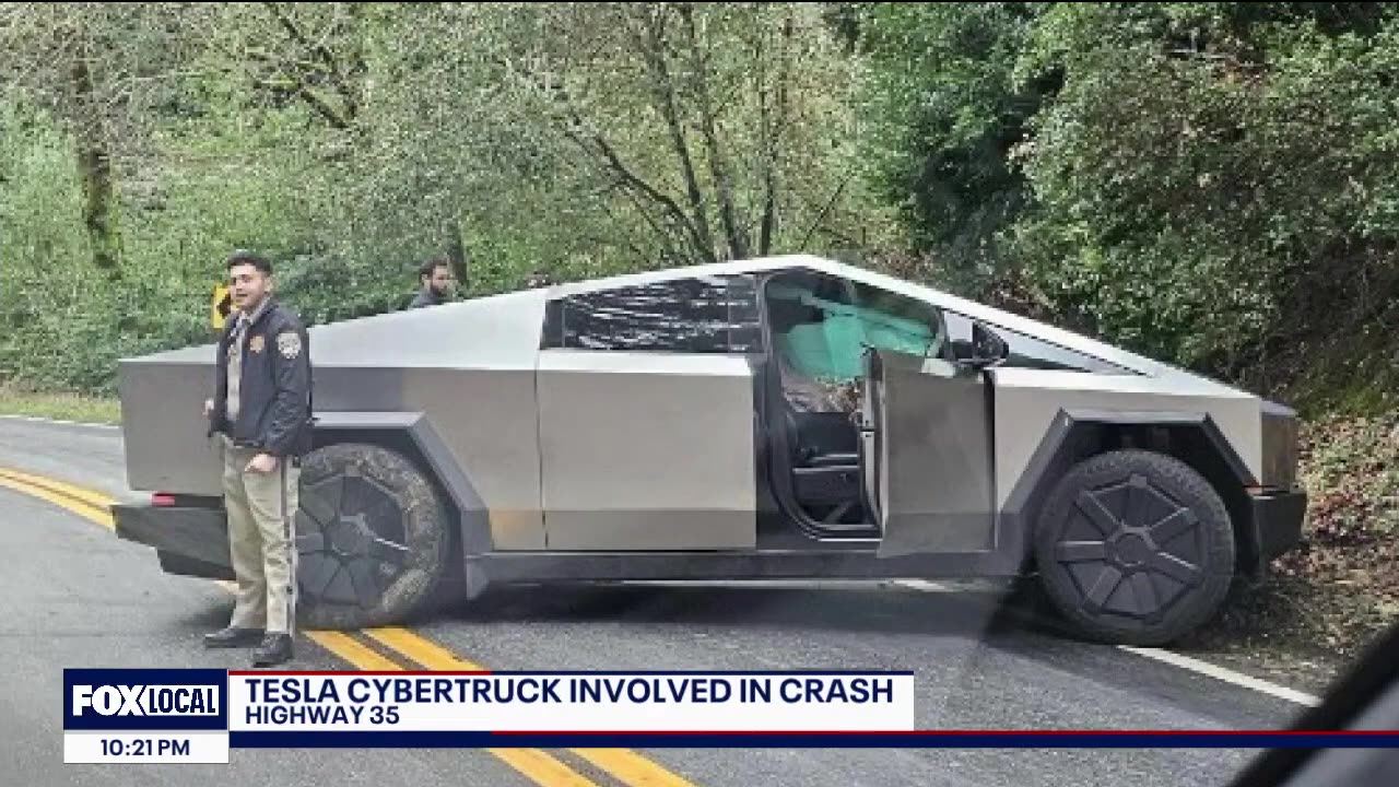 First reported official crash involving Tesla's Cybertruck