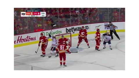 NHL Game 1 Highlights Oilers vs. Flames