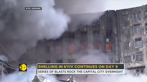 Shelling in Kyiv continues on Day 9_ Air raid sirens blare through the night _ W