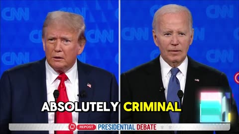 Check It Out - Pt 6 Donald Trump & Joe Biden Presidential Debate 2024! Joe Biden & Trump on Debt.