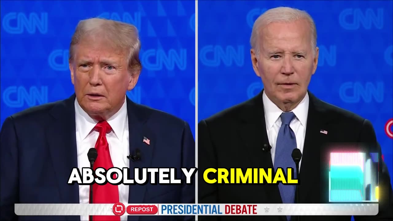 Check It Out - Pt 6 Donald Trump & Joe Biden Presidential Debate 2024! Joe Biden & Trump on Debt.