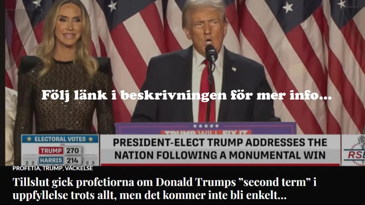 Tillslut gick profetiorna om Trumps ”second term” i uppfyllelse trots allt… Följ länk i beskrivning