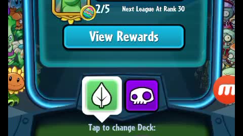 Plants vs. Zombies Heroes Control and Conjure Deck (Went 0-5)