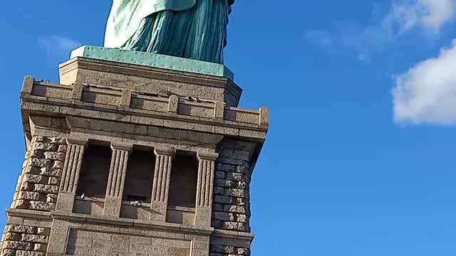 view from statue of liberty #statueofliberty #NY