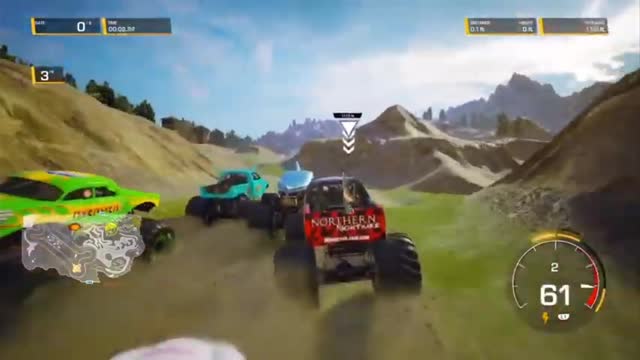 Triple backflip!! Monsterjamsteeltitans2