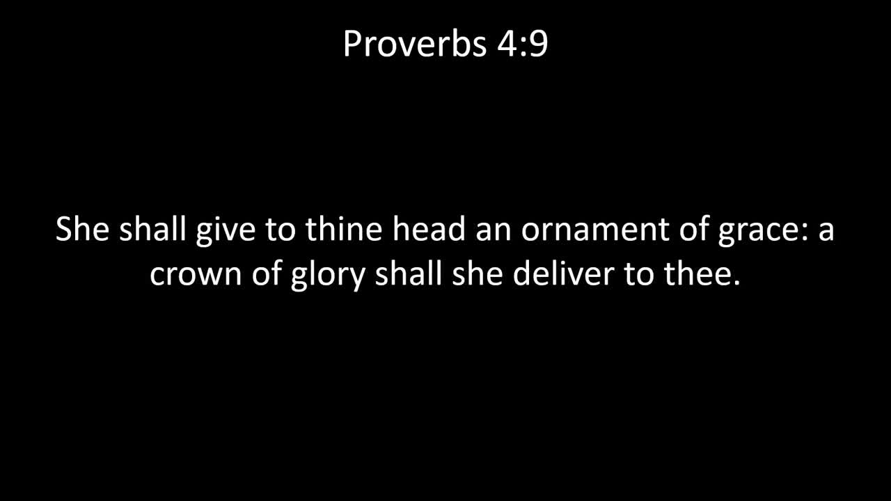 KJV Bible Proverbs Chapter 4