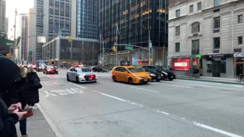 NYPD 6th Ave Motorcade 01/192021