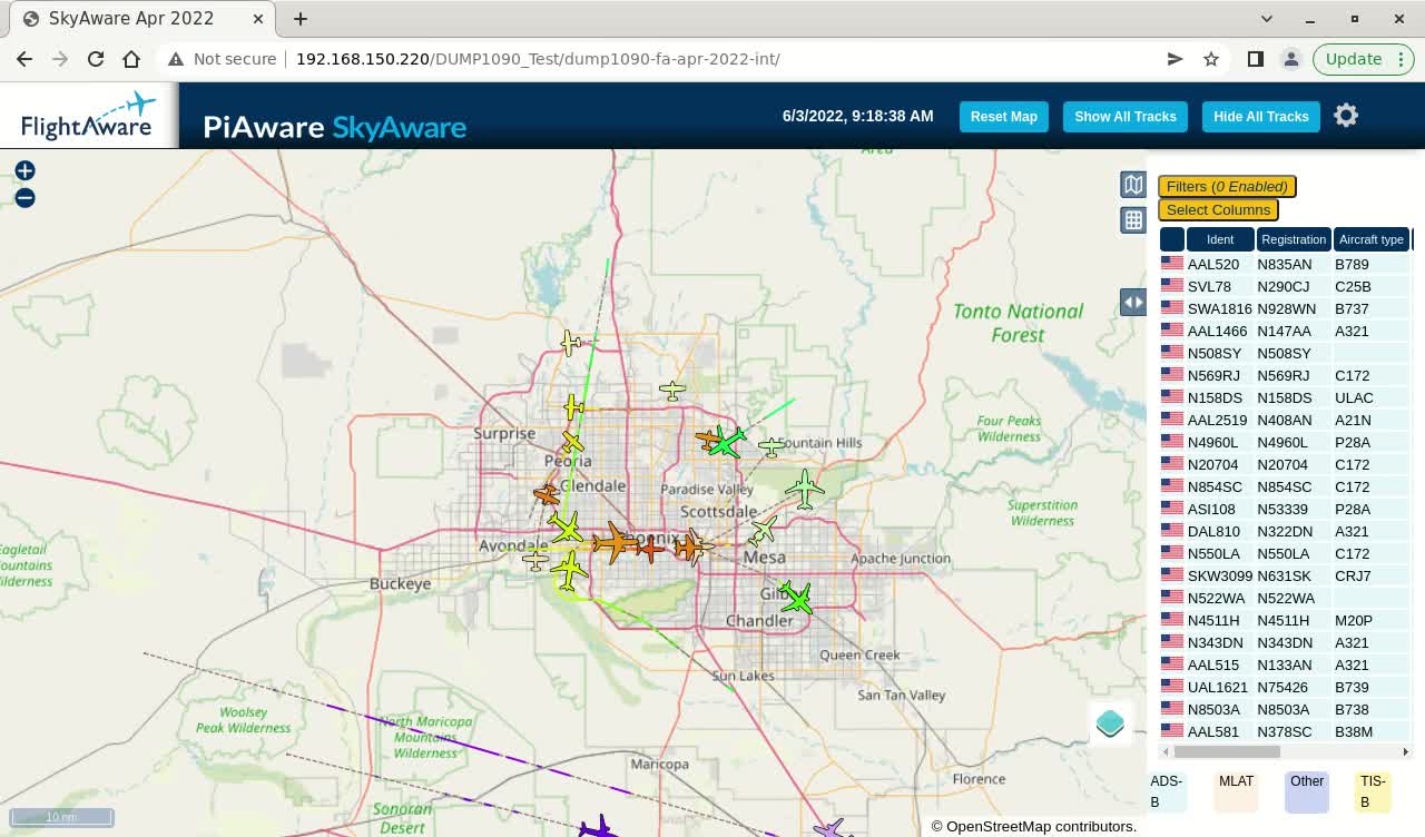 Jun 3rd 2022 - Phoenix AZ Air Time Lapsed - zero cool