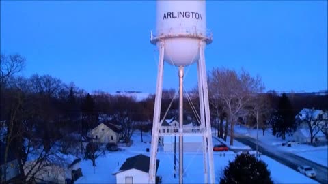 Arlington, Nebraska the Old Water Tower