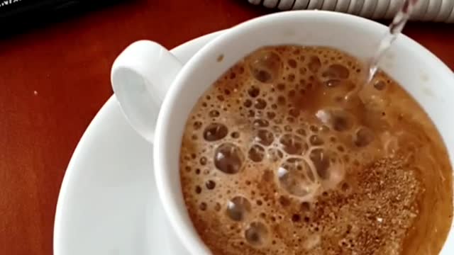 Чашка кофе | A cup of coffee | slow motion