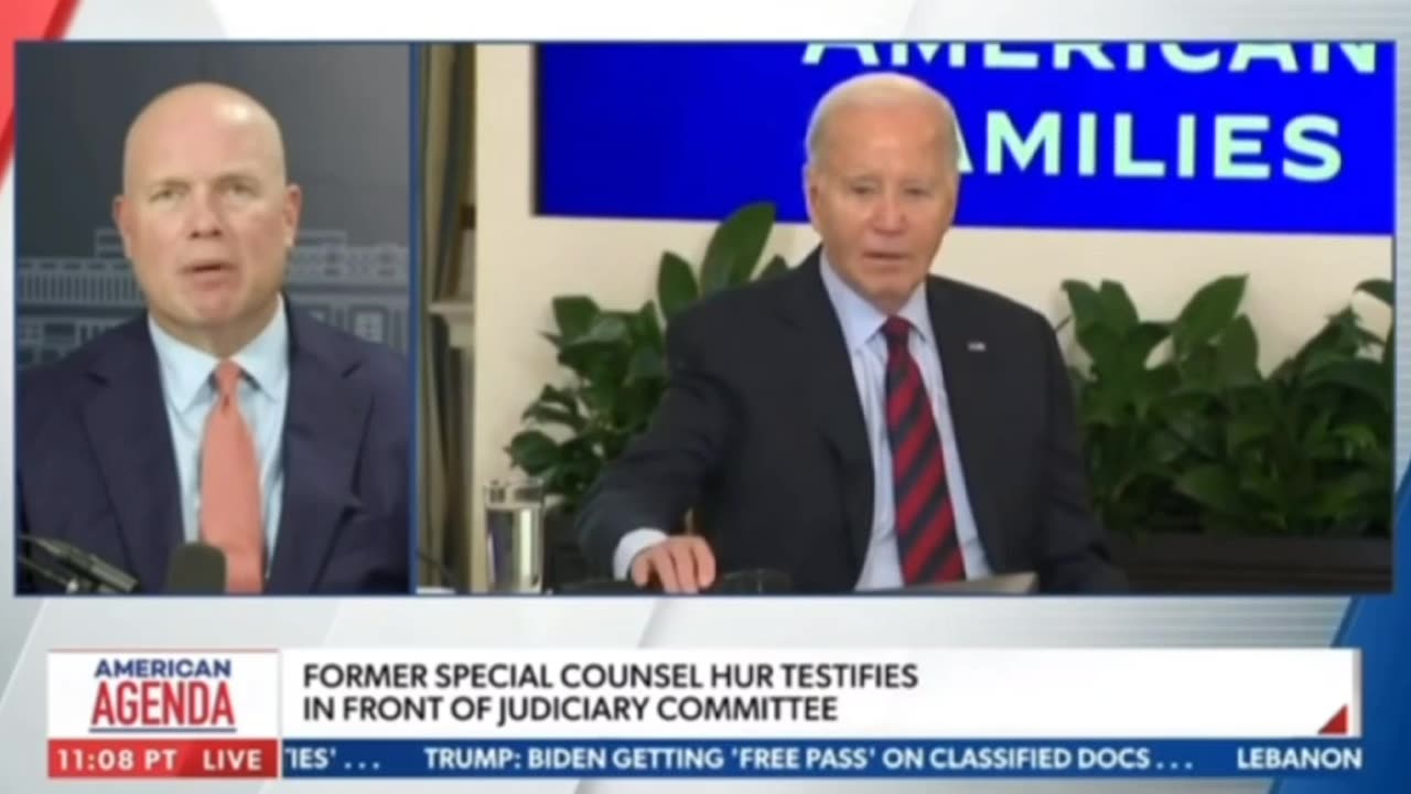 USA : Former US Attorney General On The Biden Documents Hearing!