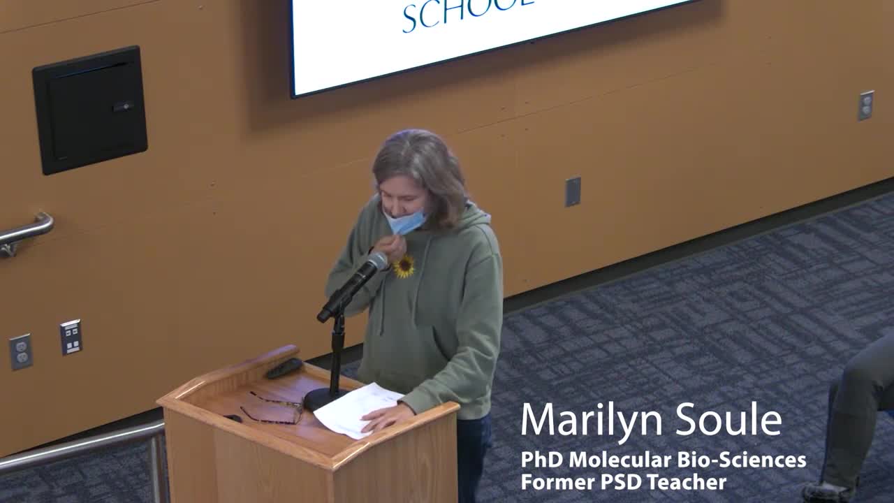 Marilyn Soule Presentation PSD Board Meeting 10 28 2021