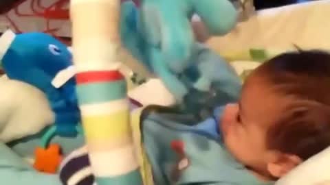 Baby Tommy watch and play