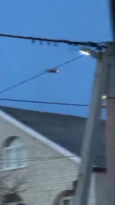 24.02.2022. The war has begun!!! Su-25 in the sky over Dnepropetrovsk.