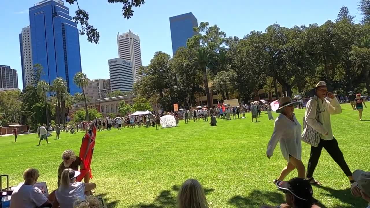 FREEDOM RALLY PERTH MARCH 20TH 2021 - NOT REPORTED BY MSM