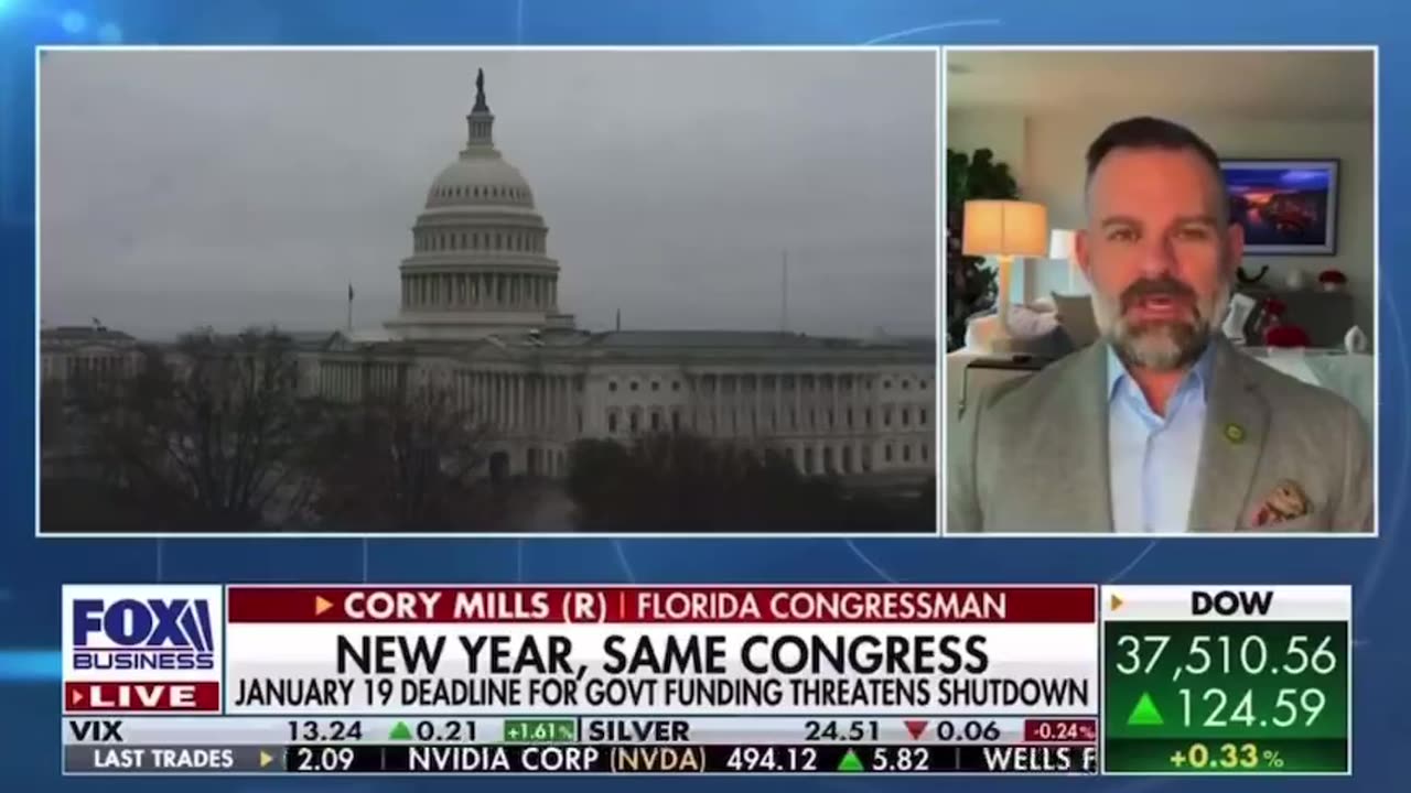Rep. Cory Mills says we need to either close the border or shut down the government.