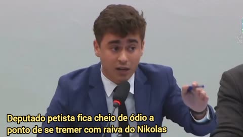 Dep. Petista se treme todo de tanto ódio que ficou. Ué más não é a turma do amor 😁