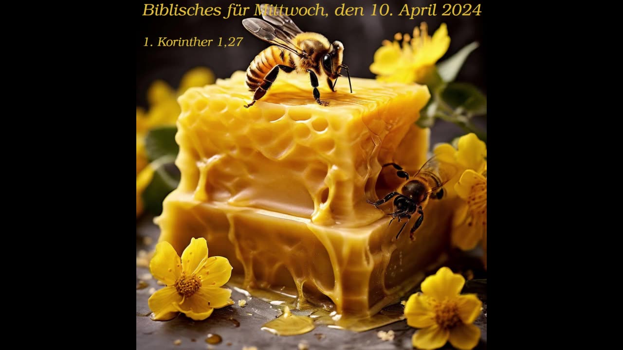 Biblisches für Mittwoch, den 10. April 2024