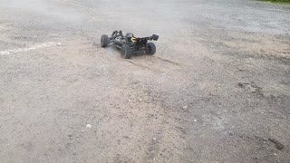 Rc car in slow motion