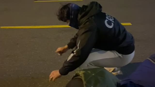What happens when a fat person rolls forward
