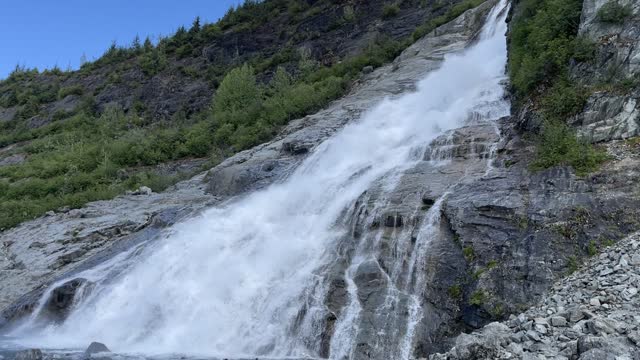 Nugget Falls at Mendenhall Glacier