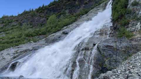 Nugget Falls at Mendenhall Glacier