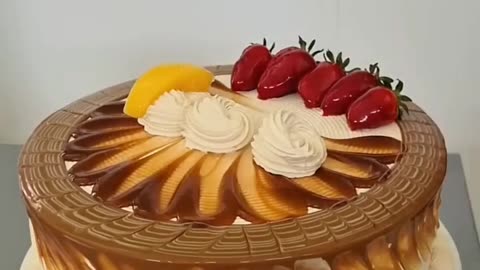 Caramel cake-cake design