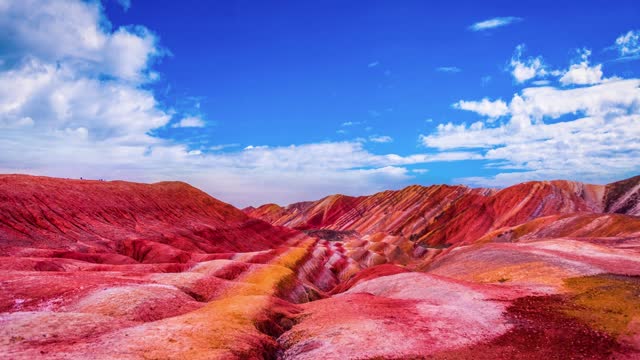 zhangye danxia geopark china facts