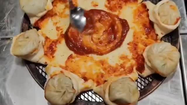 Momos pizza streat food all new recipe