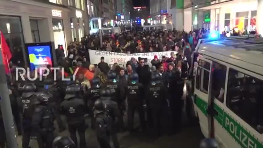 Germany | Massive Covid Protest in Leipzig Sees Clashes With the Police