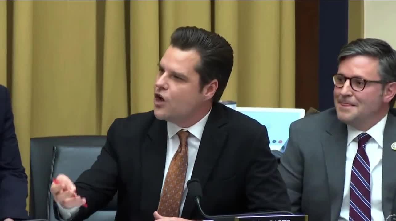 'This is a Pro-Life Country!': Matt Gaetz Shreds Radical Dem in Hearing