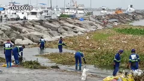 MANILA BAY UPDATES MORE GARBAGE FROMHEAVY RAIN.