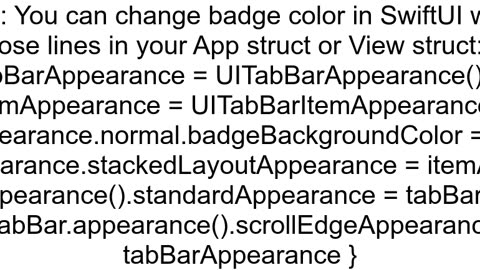 Custom Badge color on TabItem