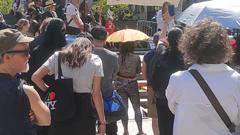 Attorney Patricia Finn Good Health Lawyer Speaks at Worldwide Freedom Demonstration in NYC