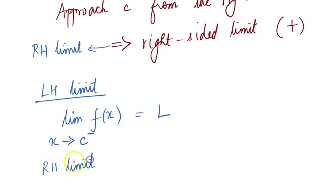 Math4A Lecture Overview MAlbert CH2 | 3 One-sided Limits