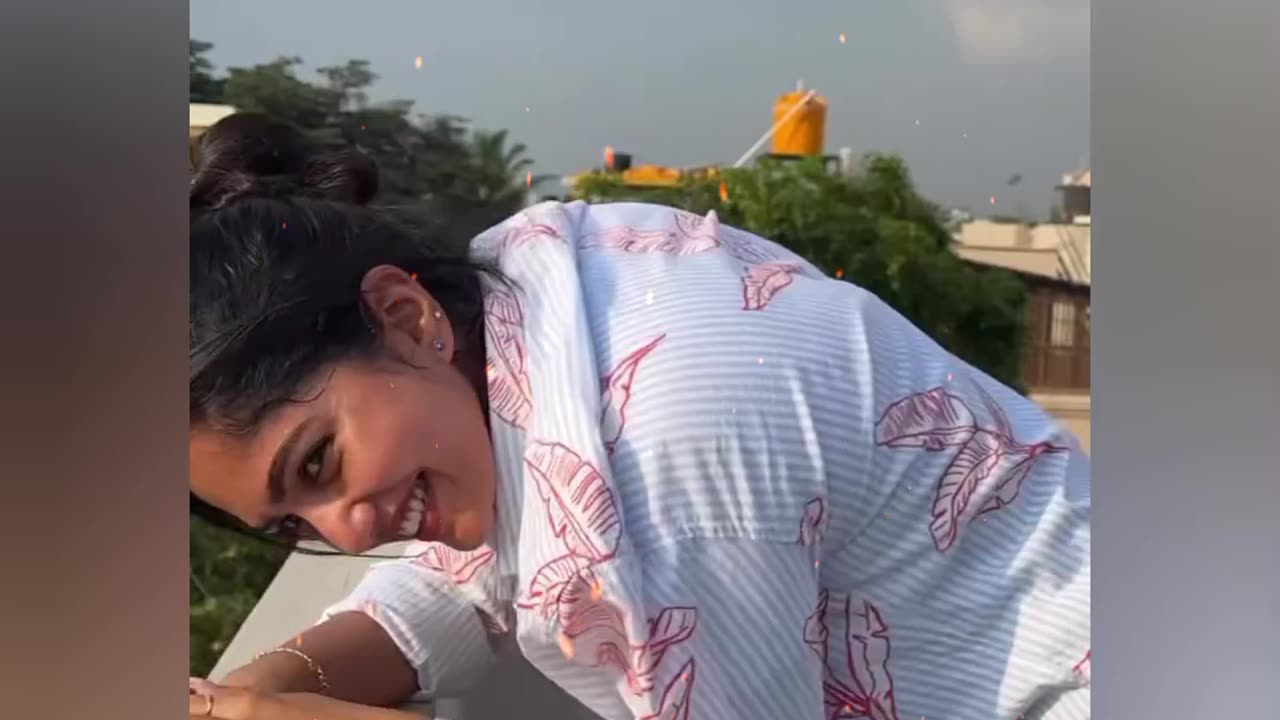 Bhavya Gowda New Reel #Me and myself 😝❤️