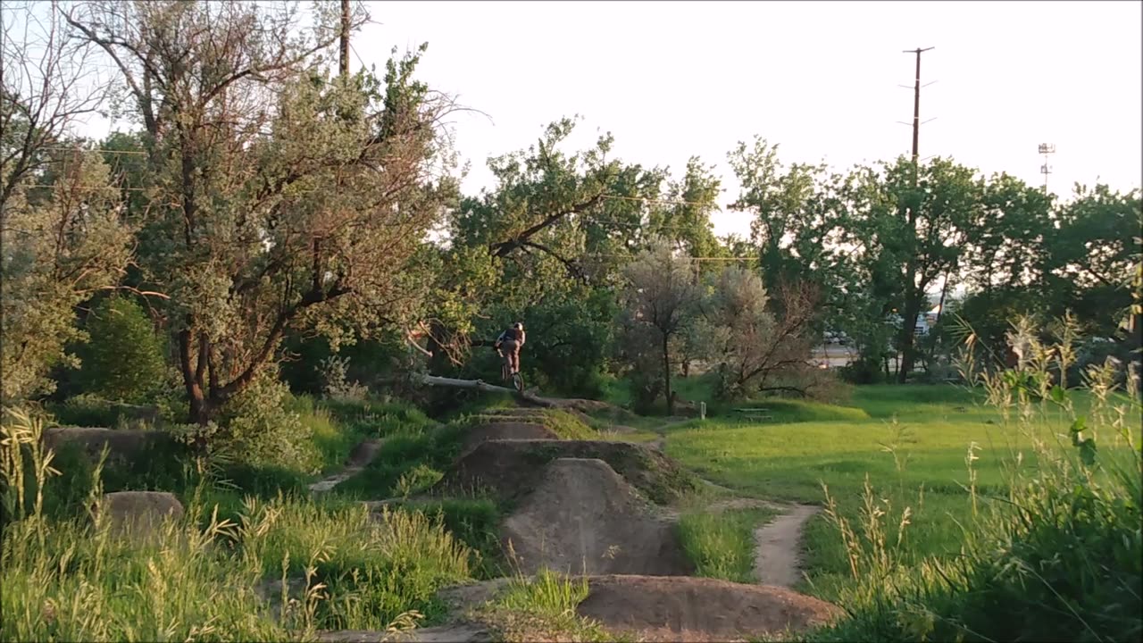 1st Flow At The Dirt Jump Park