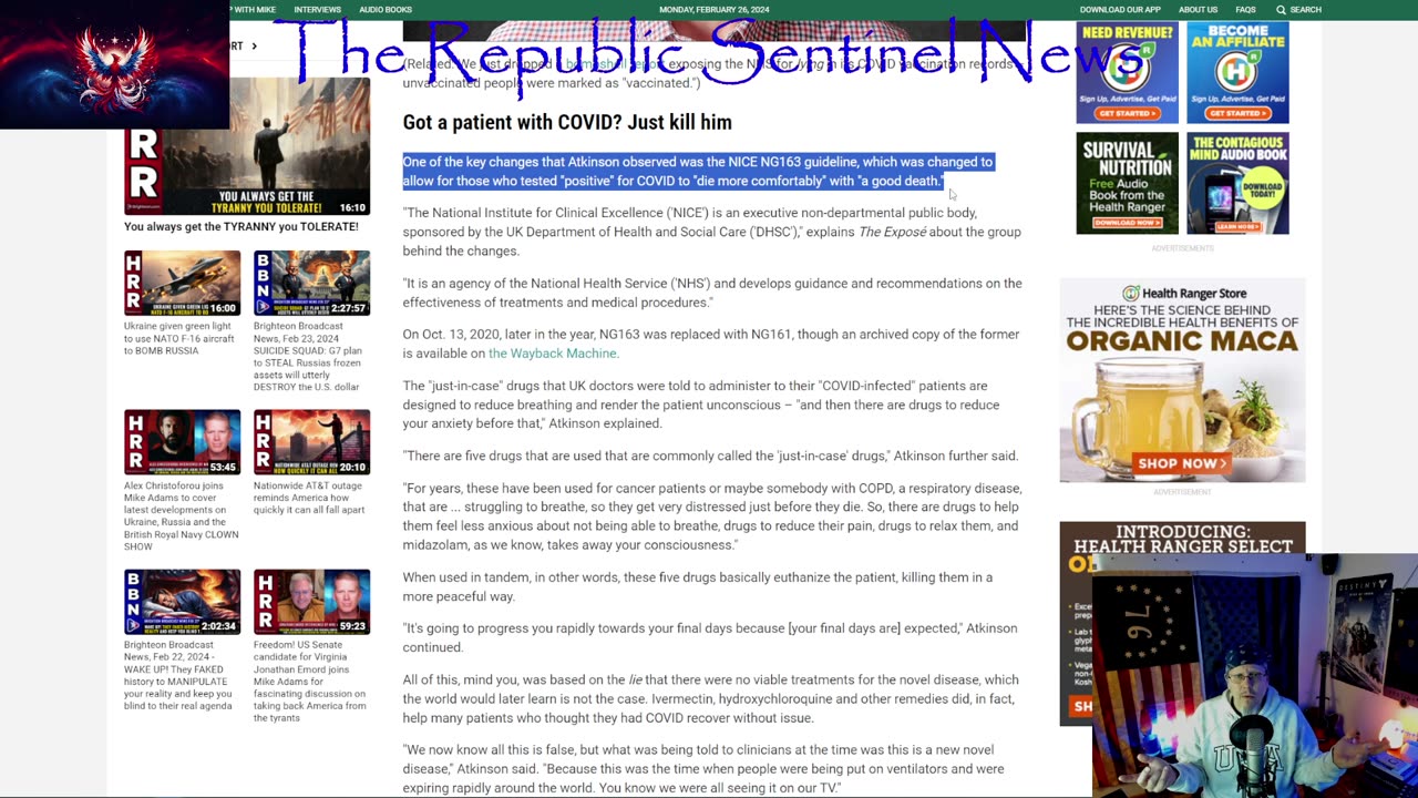 CIA in Ukraine, Killer Docs in UK, Ronna out, The Fentanyl truth, and USC weighs social media regs.