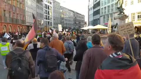 Germany Monday protests against the dictatorship 10/24/22.