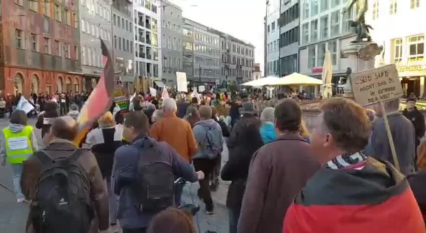 Germany Monday protests against the dictatorship 10/24/22.