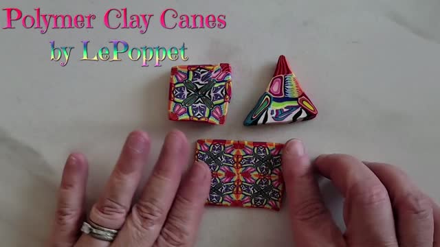 Polymer Clay Kaleidoscope Cane