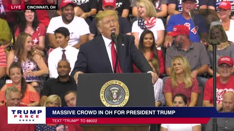 President Trump in Cincinnati, OH