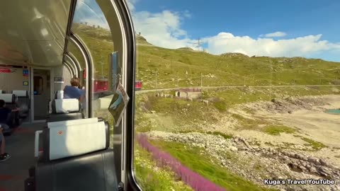 Riding the Most Beautiful Train from Switzerland to Italy Bernina Express StMoritz Tirano